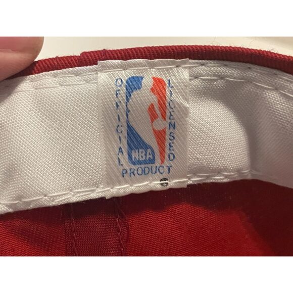 Vtg Sports Specialties Seattle Supersonics Sonics Snap Back Hat Red Green EUC - Picture 8 of 8